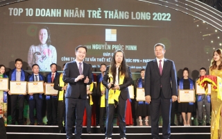 Top 10 Doanh nhân trẻ Thăng Long 2022